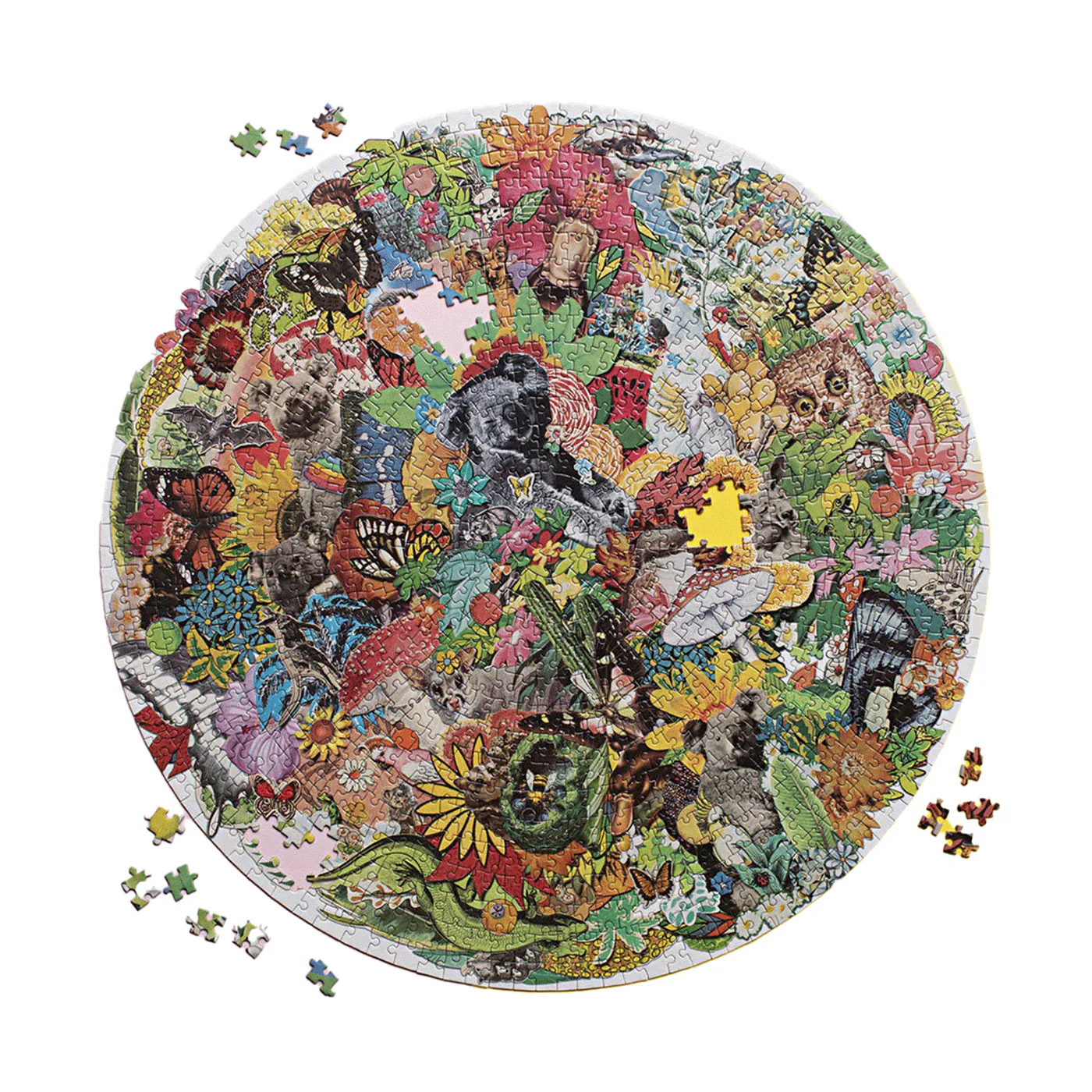 1000 Piece Round Puzzle - All Around Oz - Image 3