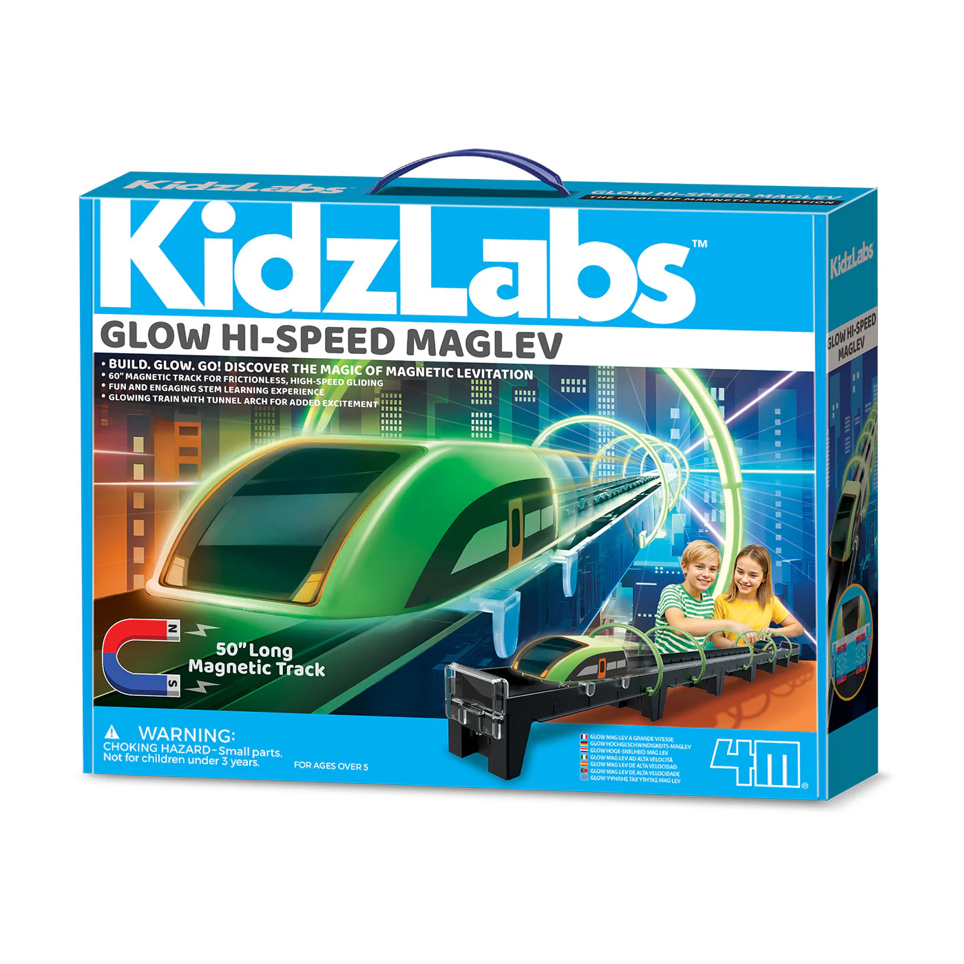 4M: KidzLabs - Glow Hi-Speed Maglev