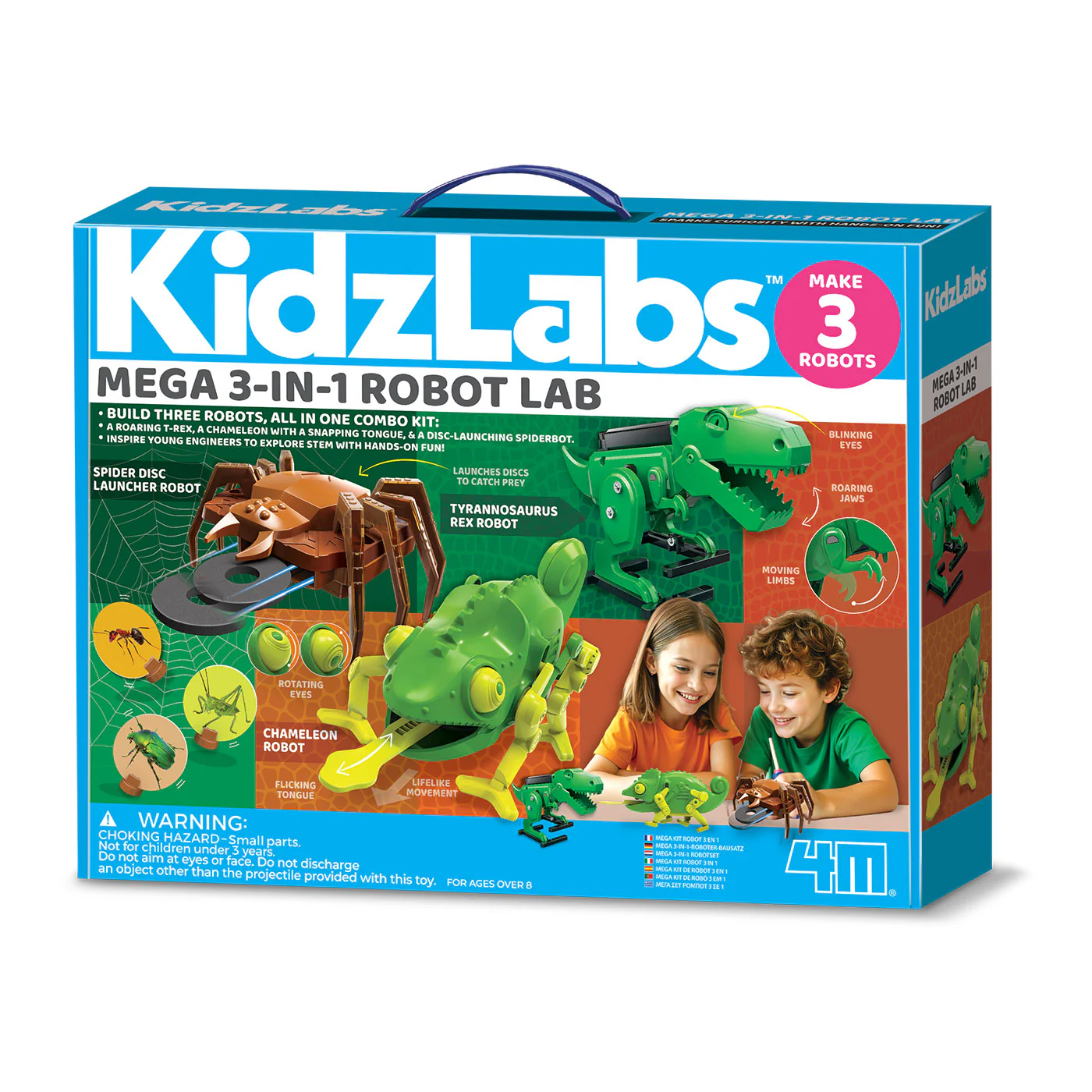 4M: KidzLabs - Mega 3 in 1 Robot Lab