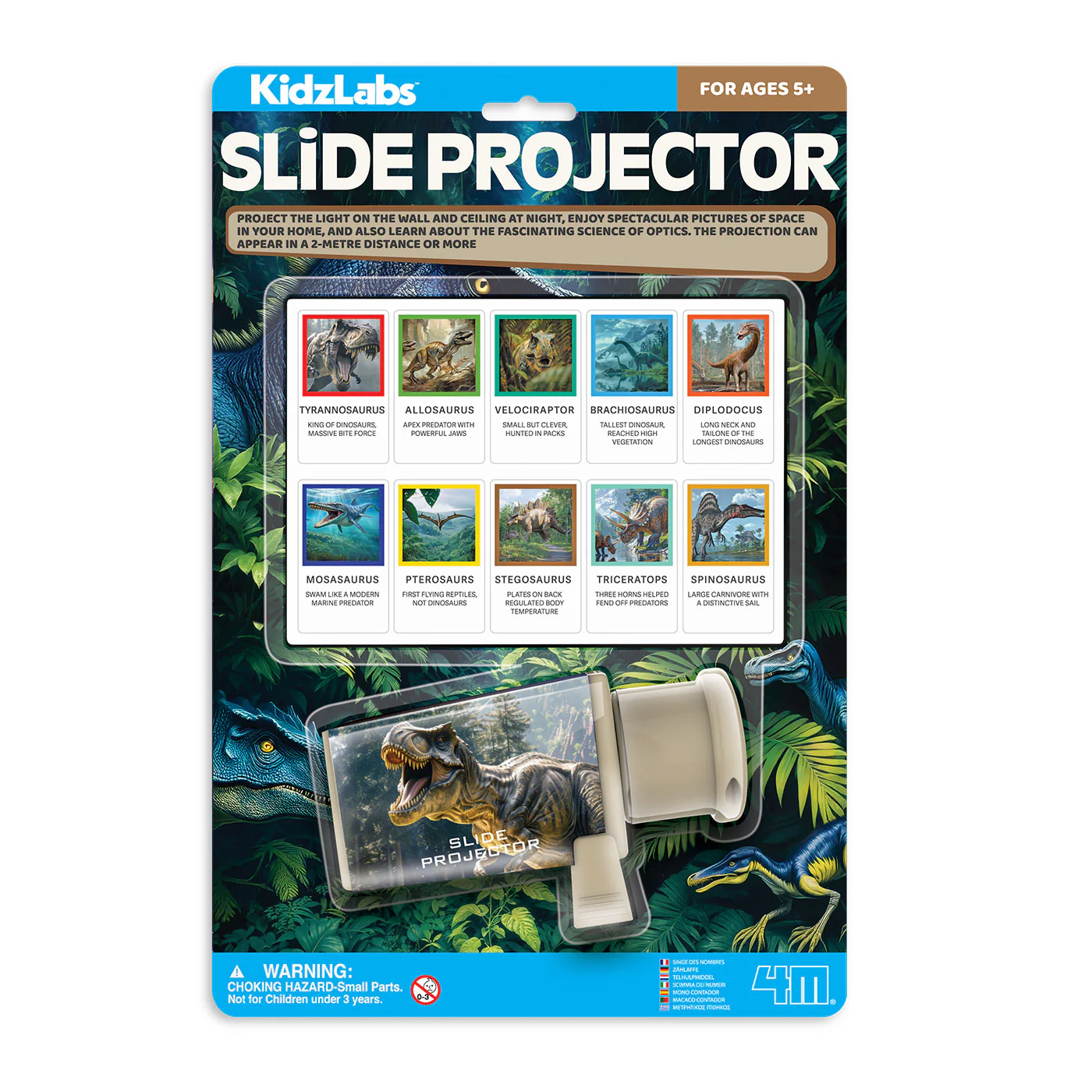 4M: KidzLabs - Slide Projector Dinosaur