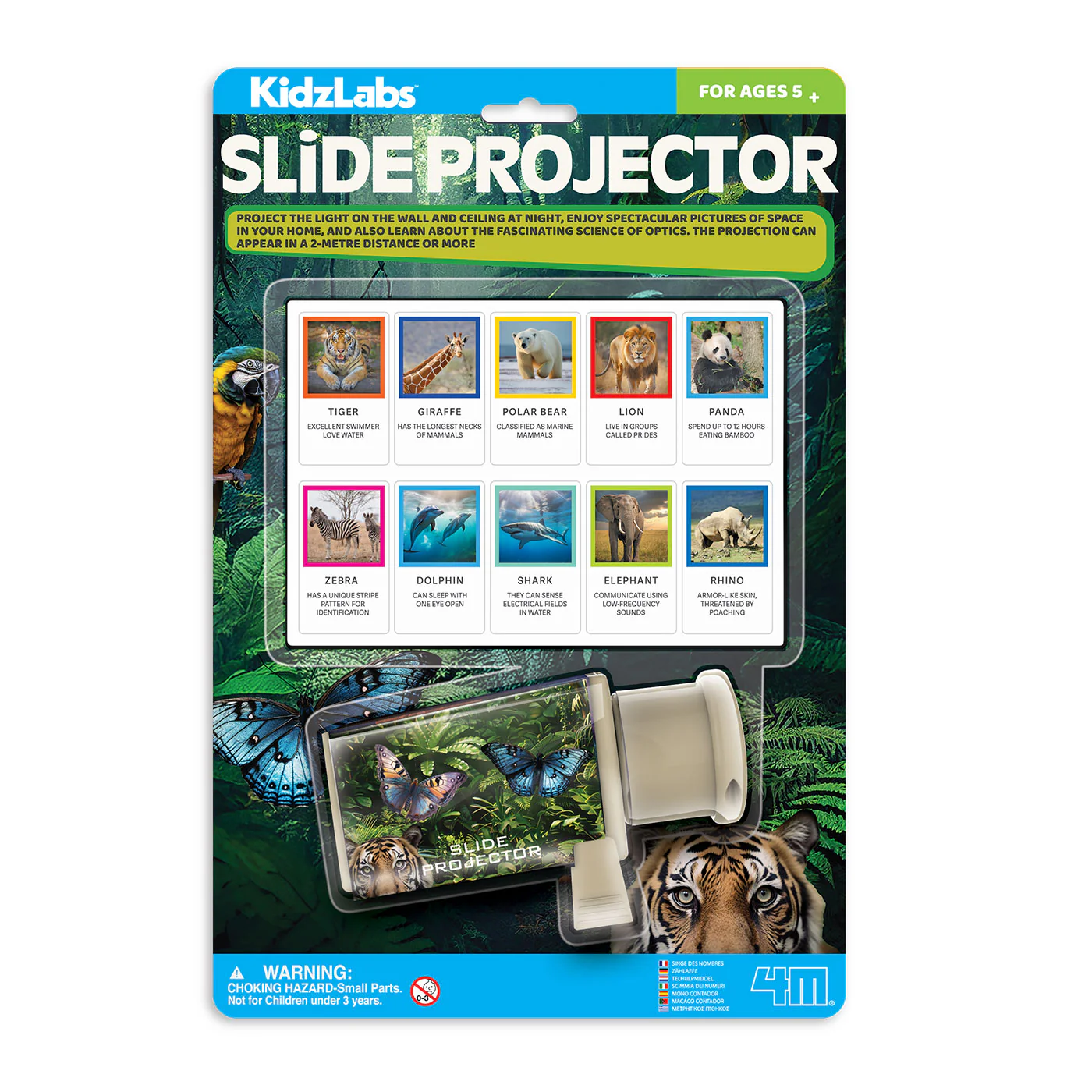 4M: KidzLabs - Slide Projector Wildlife