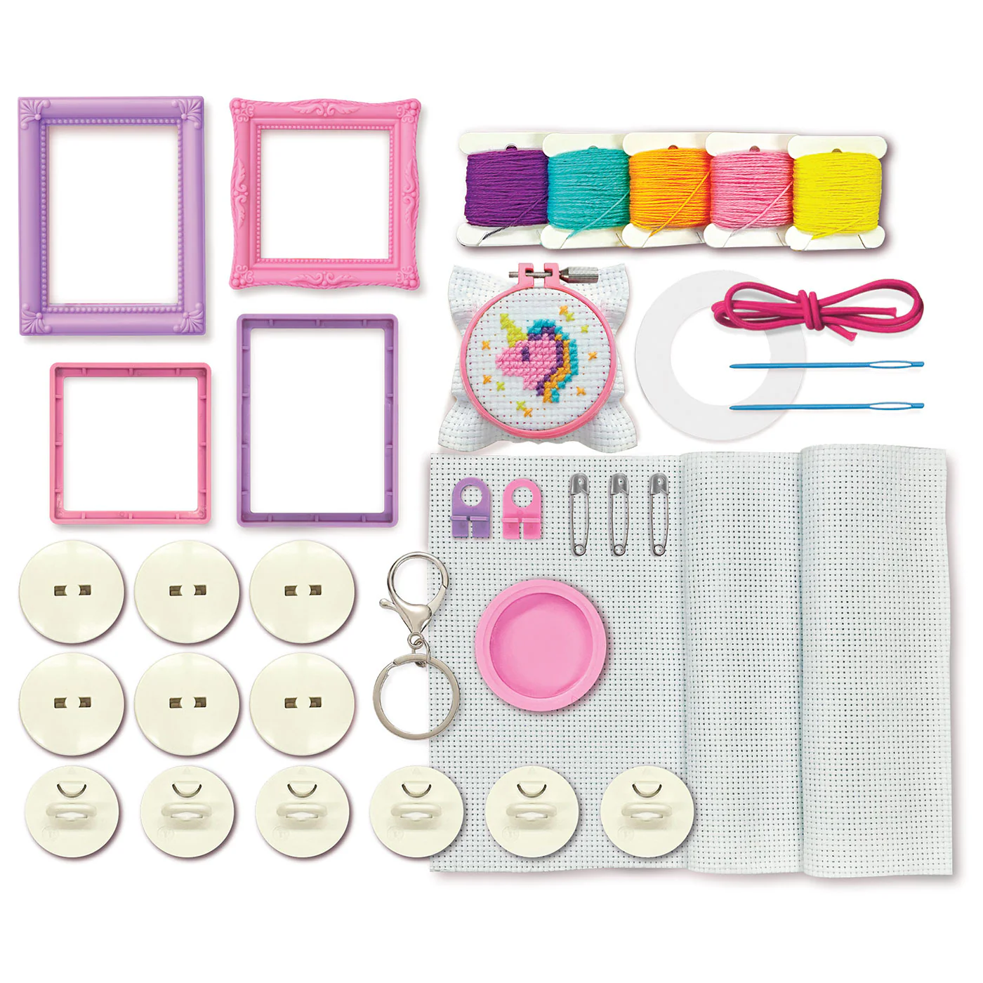 4M: KidzMaker - Mini Cross-Stitch Buttons - Image 3