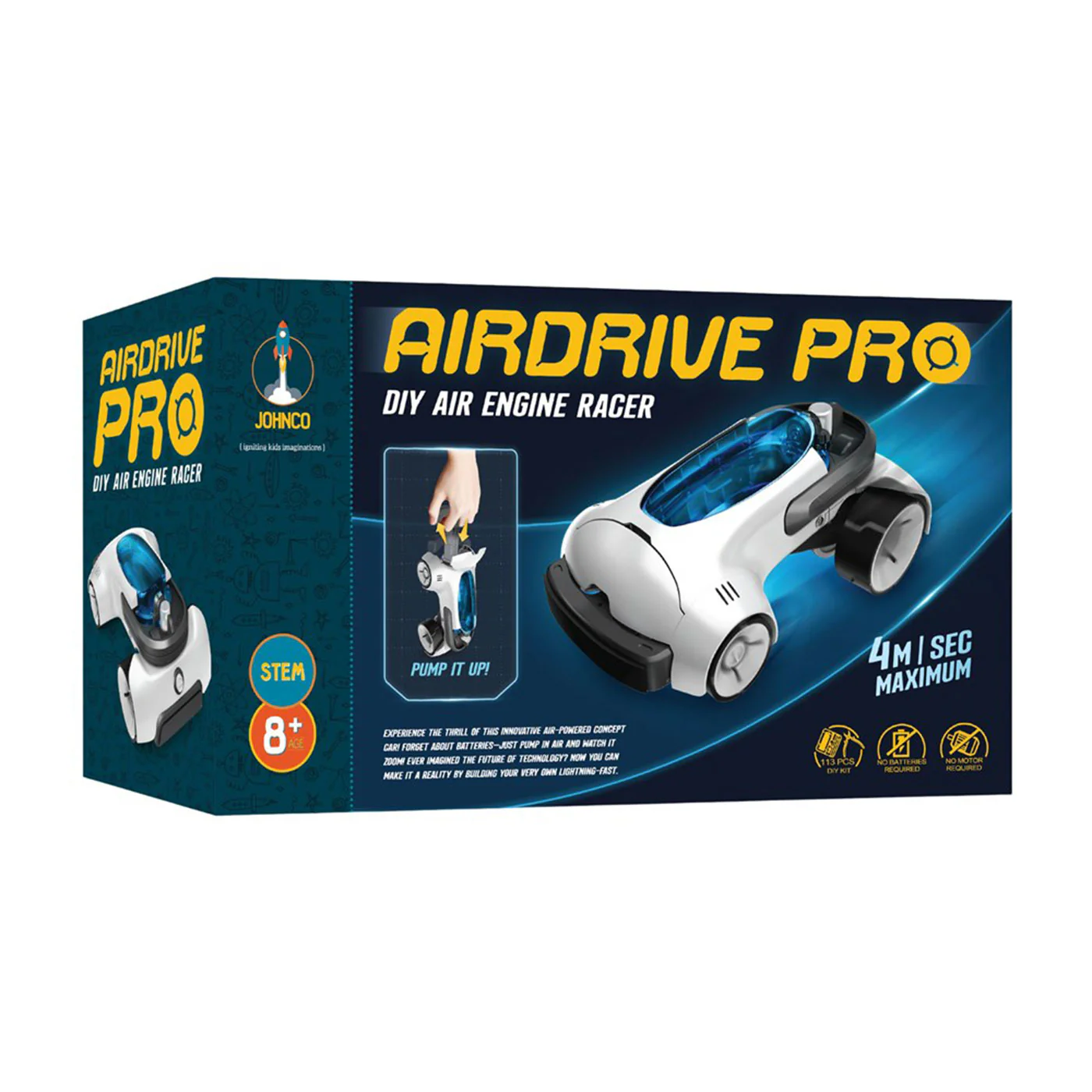 Johnco: AirDrive Pro - DIY Air Engine Racer