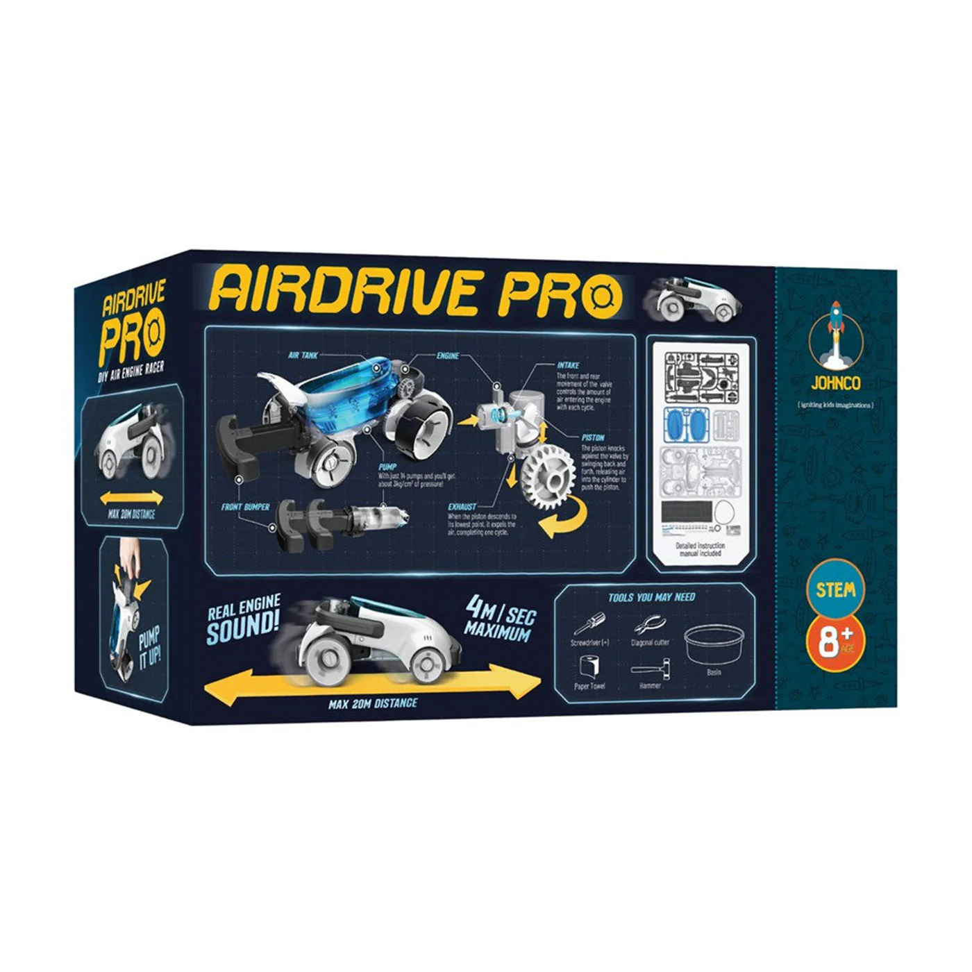 Johnco: AirDrive Pro - DIY Air Engine Racer - Image 2