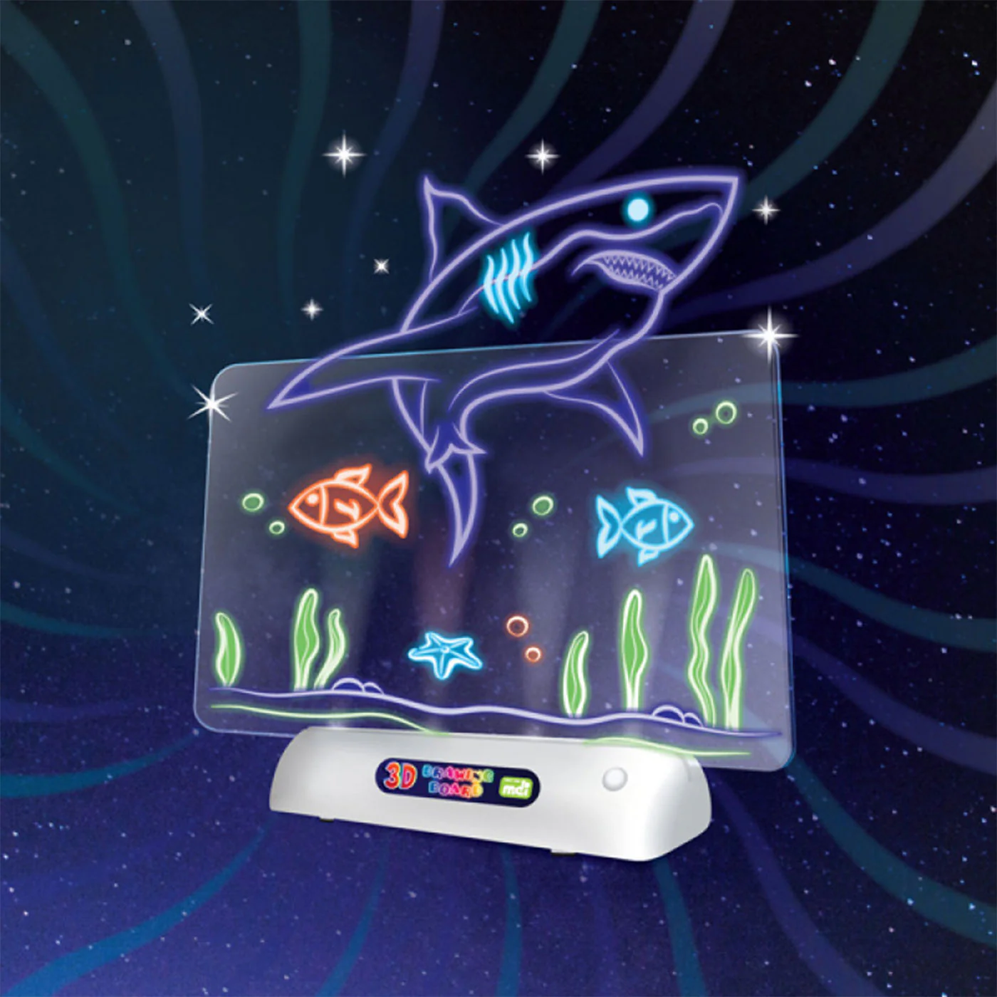 Aqua World's Sea Animals 3D Illuminate Drawing Board - Image 2