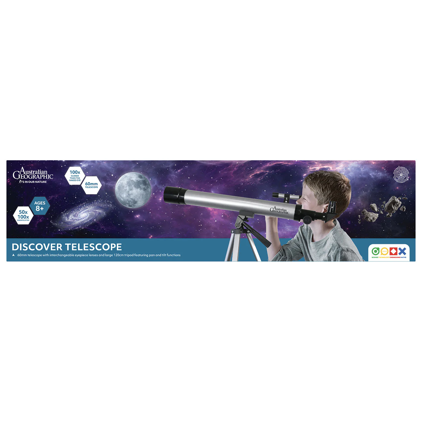 Australian Geographic 60mm Discover Telescope Kit - Image 2
