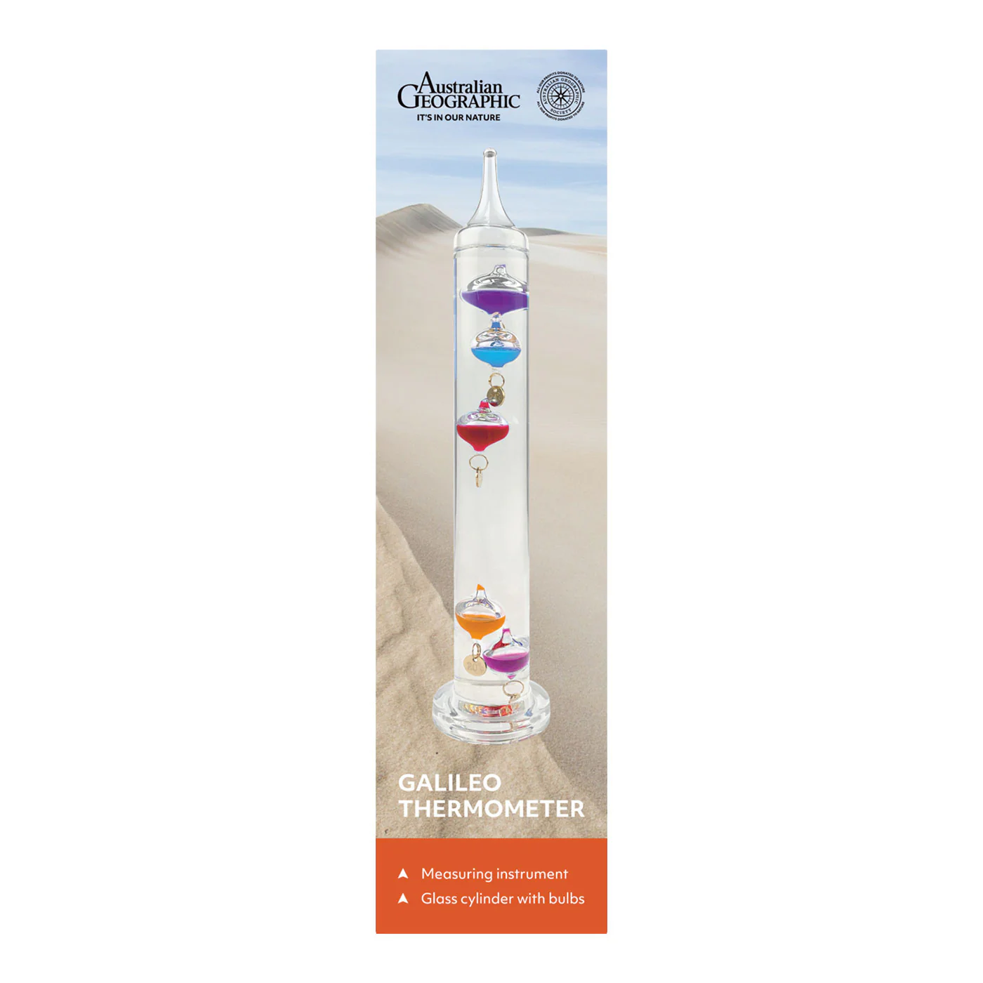 Australian Geographic Galileo Thermometer - Image 2