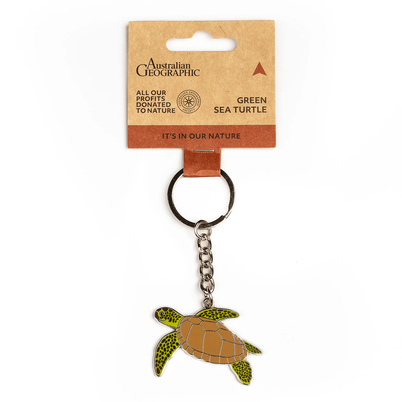 Australian Geographic Green Turtle Keyring - Image 3
