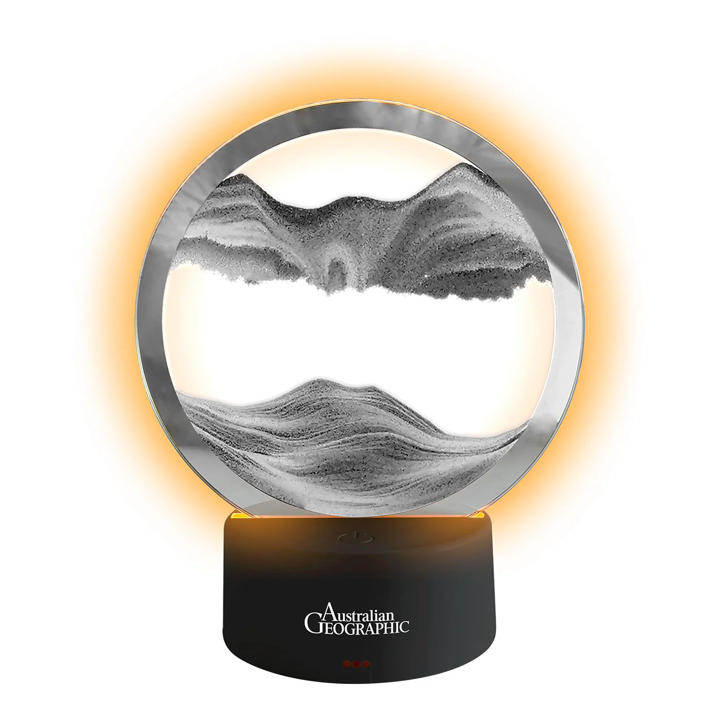 Australian Geographic LED Round Sandscape - Black