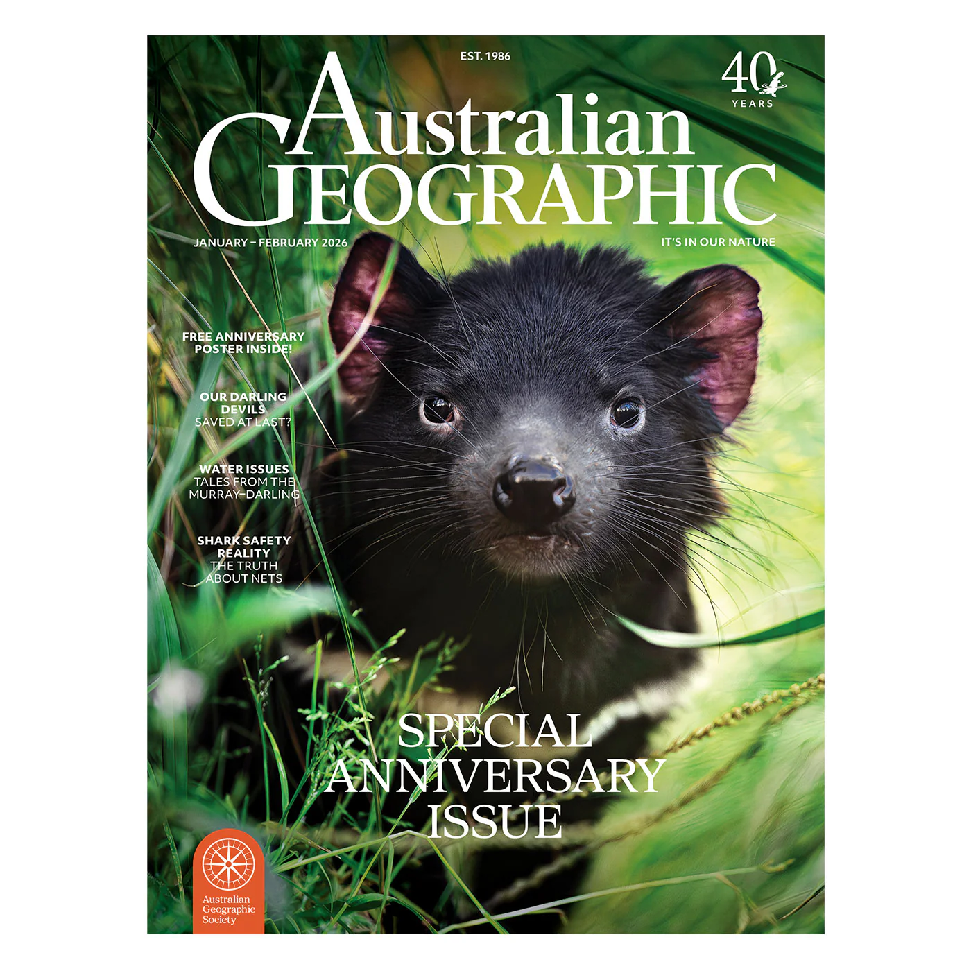 Australian Geographic Magazine 6 issues (1 year) + via Auto Renewal