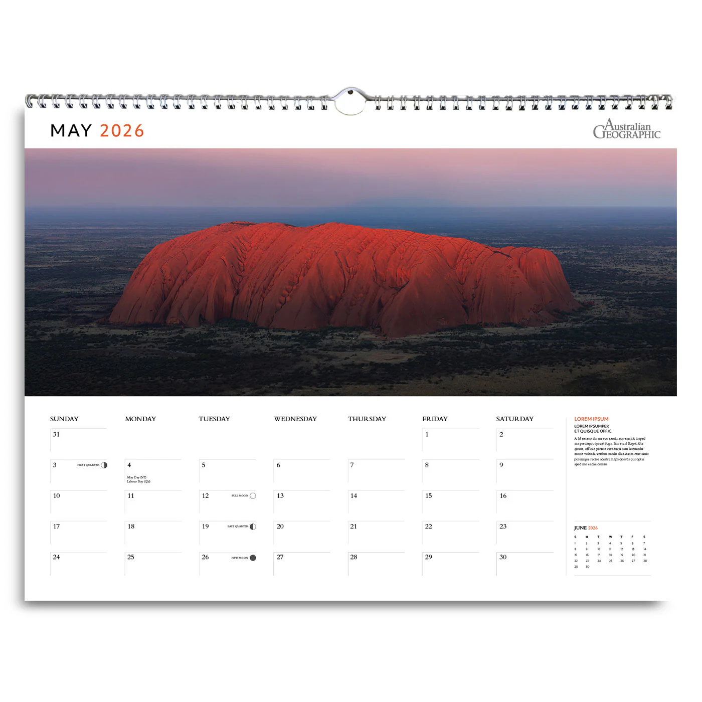 Australian Geographic Panorama Calendar 2026 - Image 4