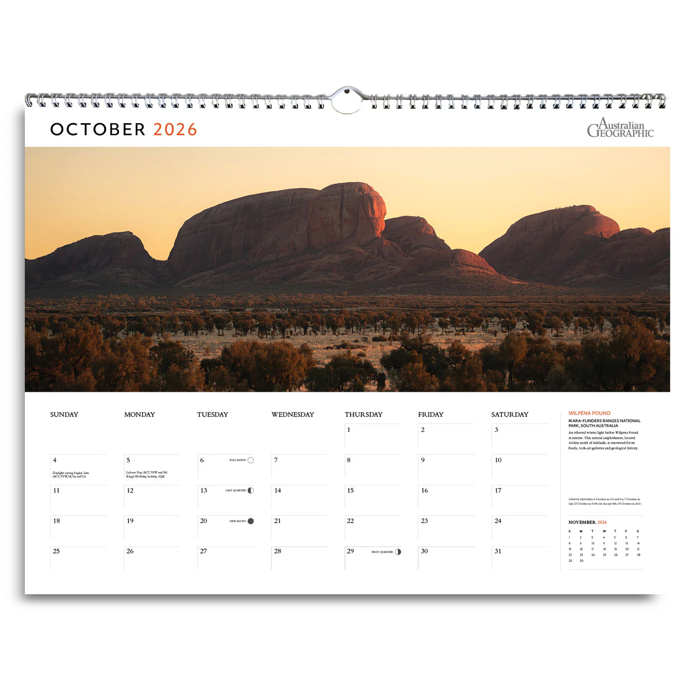 Australian Geographic Panorama Calendar 2026 - Image 5