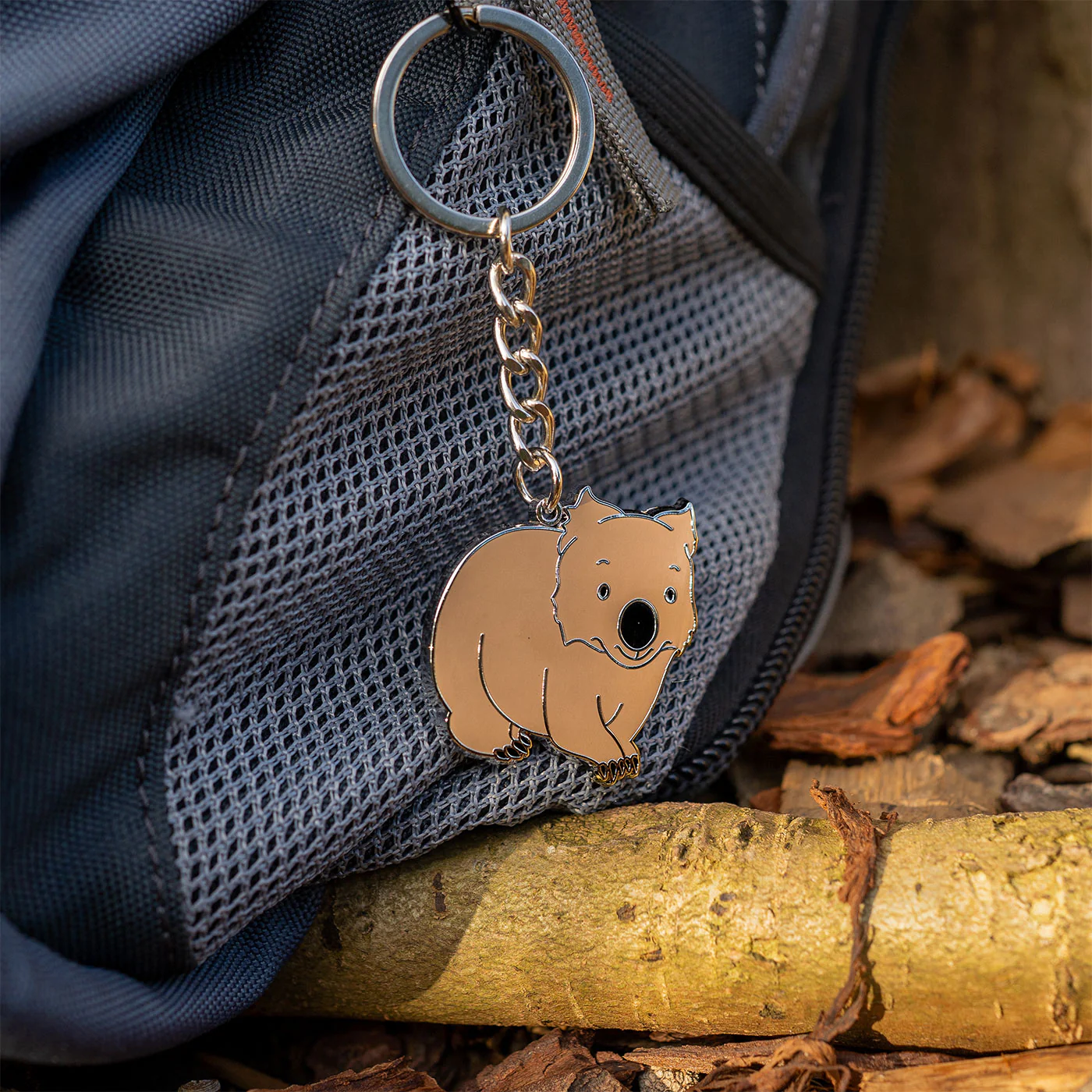 Australian Geographic Wombat Keyring - Image 2