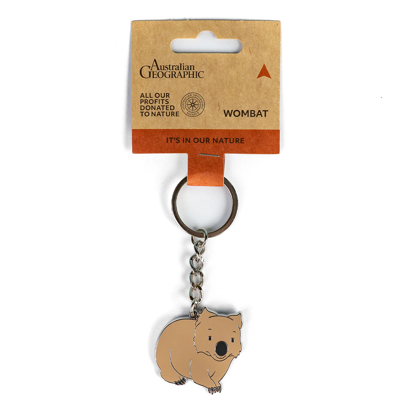 Australian Geographic Wombat Keyring - Image 3