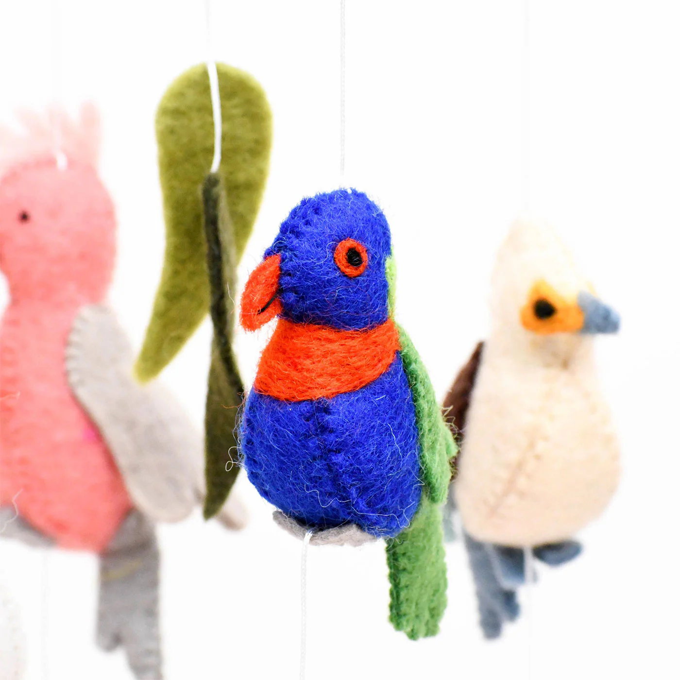 Baby Cot Mobile Australian Birds - Image 3