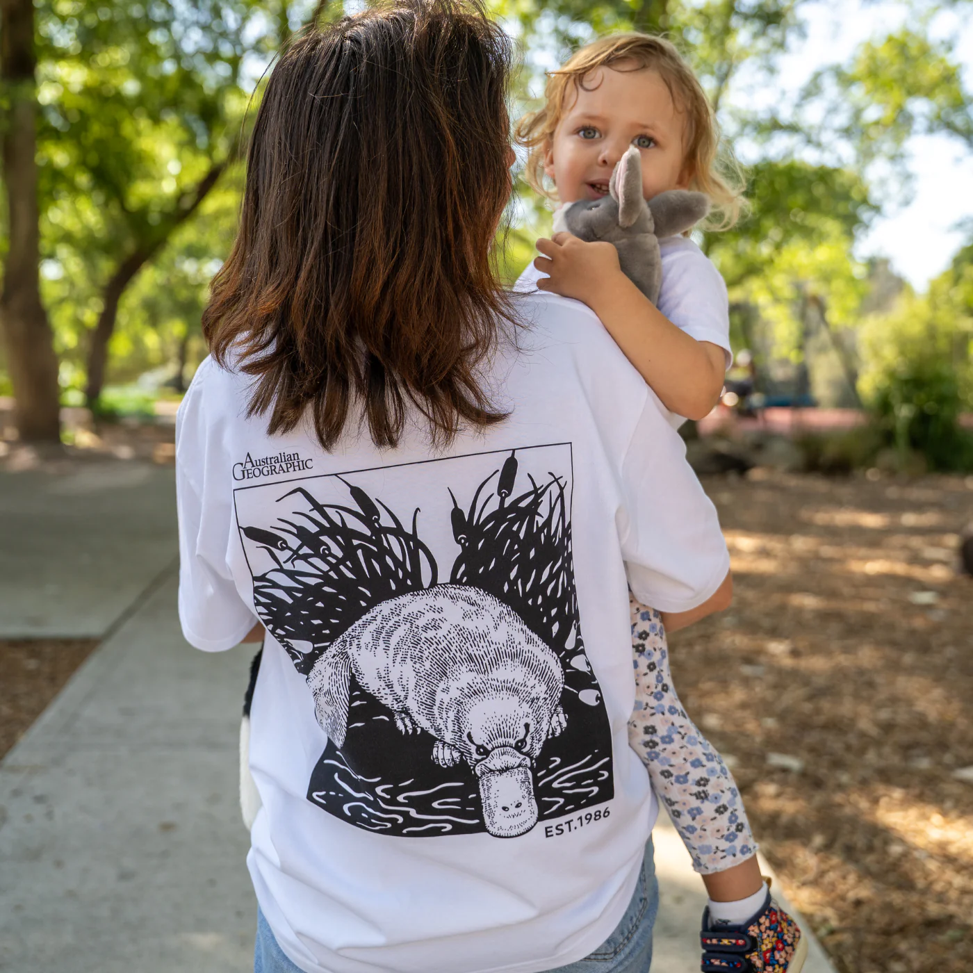 Banjo the Platypus Unisex Adults T-Shirt - Australian Geographic 40th Anniversary