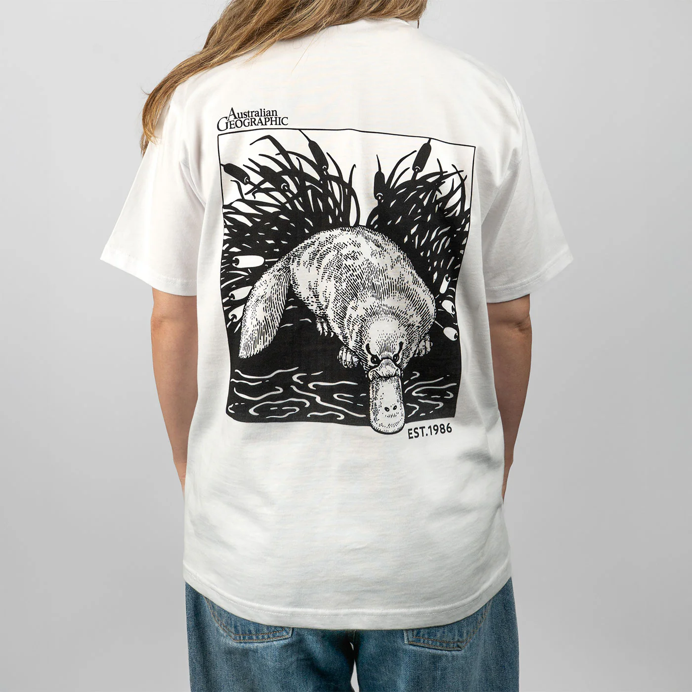 Banjo the Platypus Unisex Adults T-Shirt - Australian Geographic 40th Anniversary - Image 3