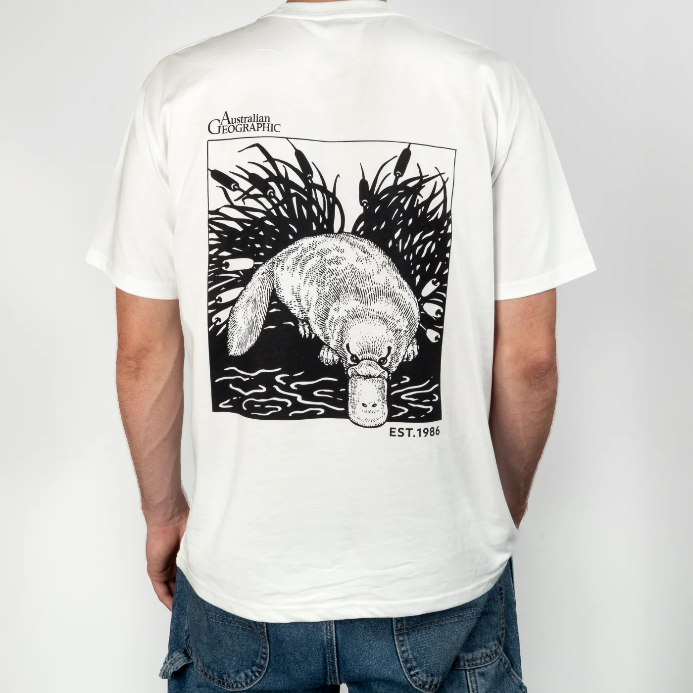 Banjo the Platypus Unisex Adults T-Shirt - Australian Geographic 40th Anniversary - Image 5