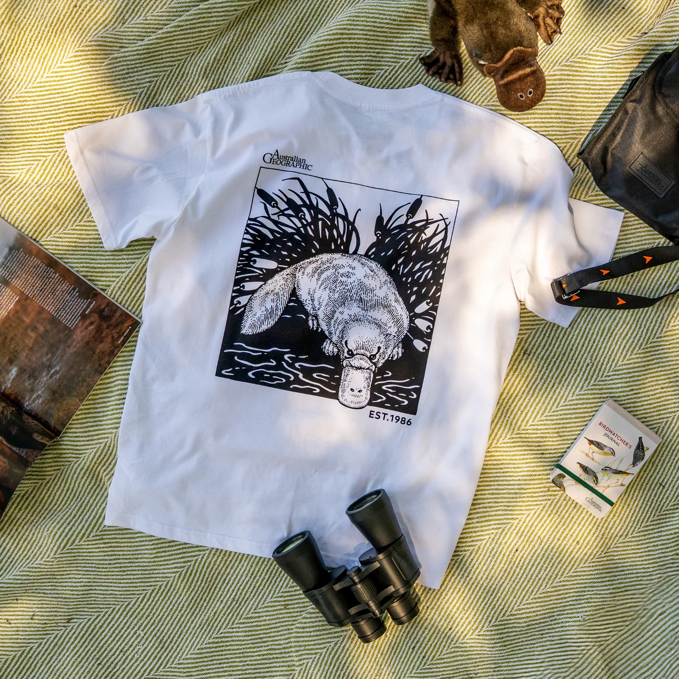 Banjo the Platypus Unisex Adults T-Shirt - Australian Geographic 40th Anniversary - Image 6