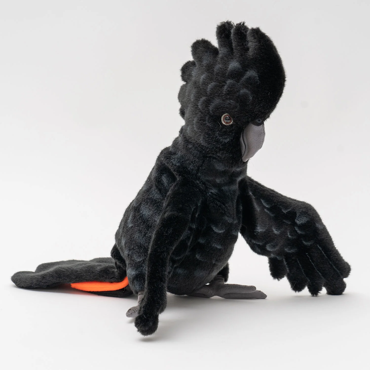 Hansa Black Cockatoo Puppet - Image 5