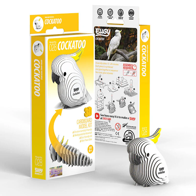Cockatoo 3D Puzzle - by EUGY - Image 4