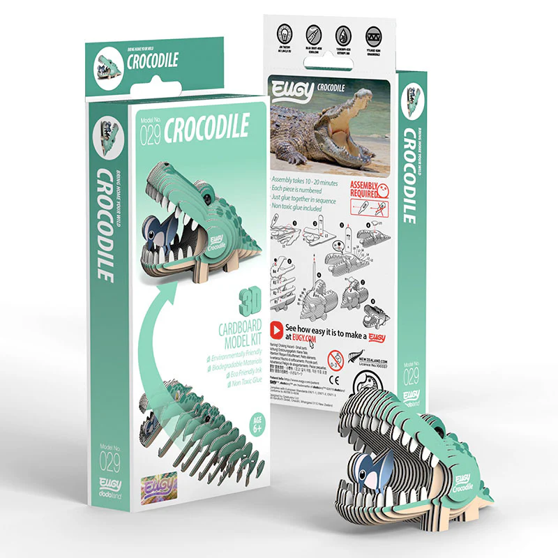 Crocodile 3D Puzzle - by EUGY - Image 4