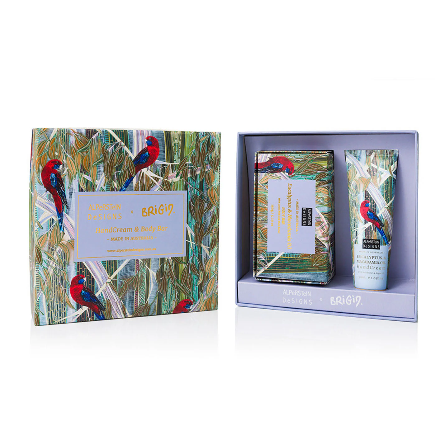 Eucalyptus & Macadamia Handcream & Body Bar Gift Box
