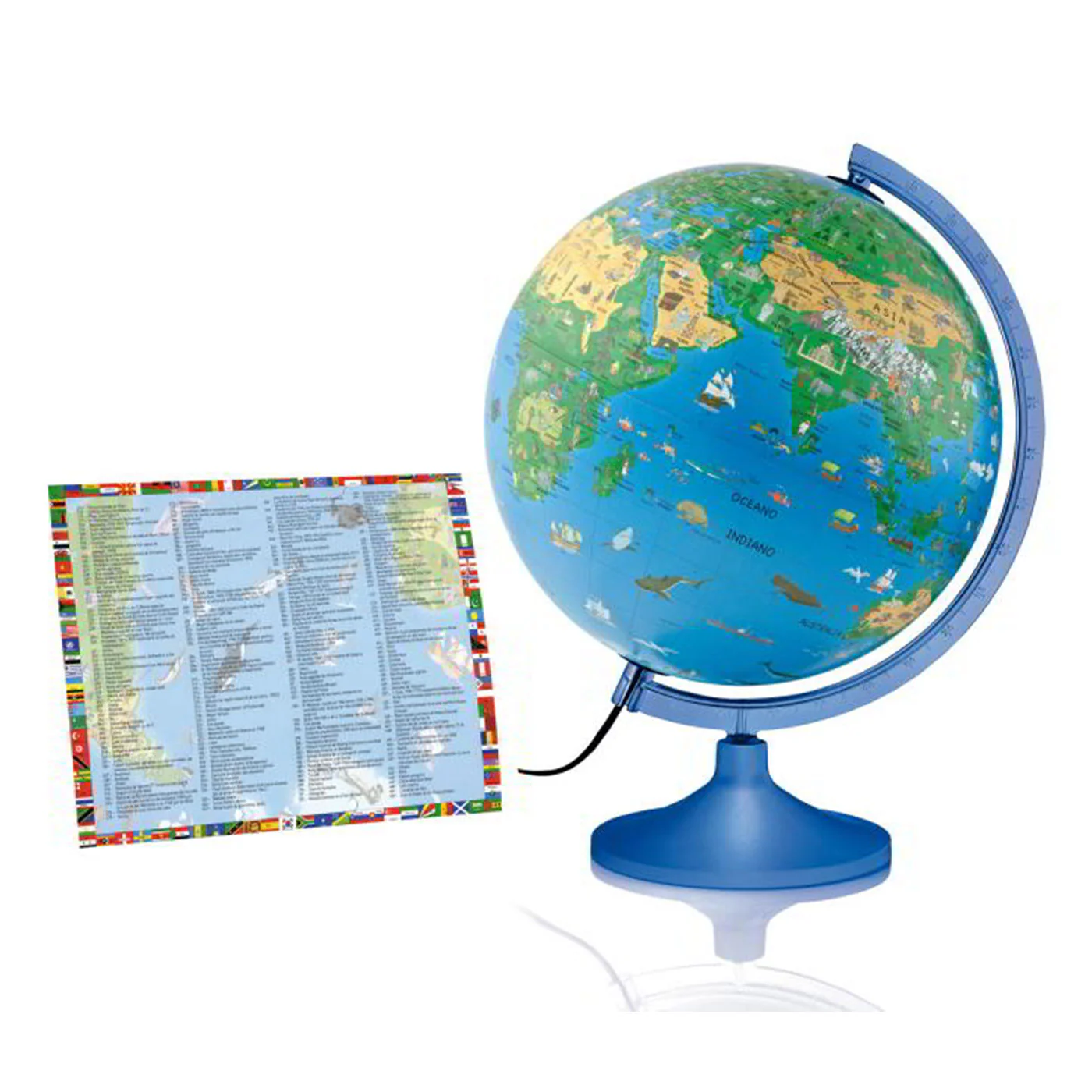 Family S Solid 30cm World Globe - Image 3