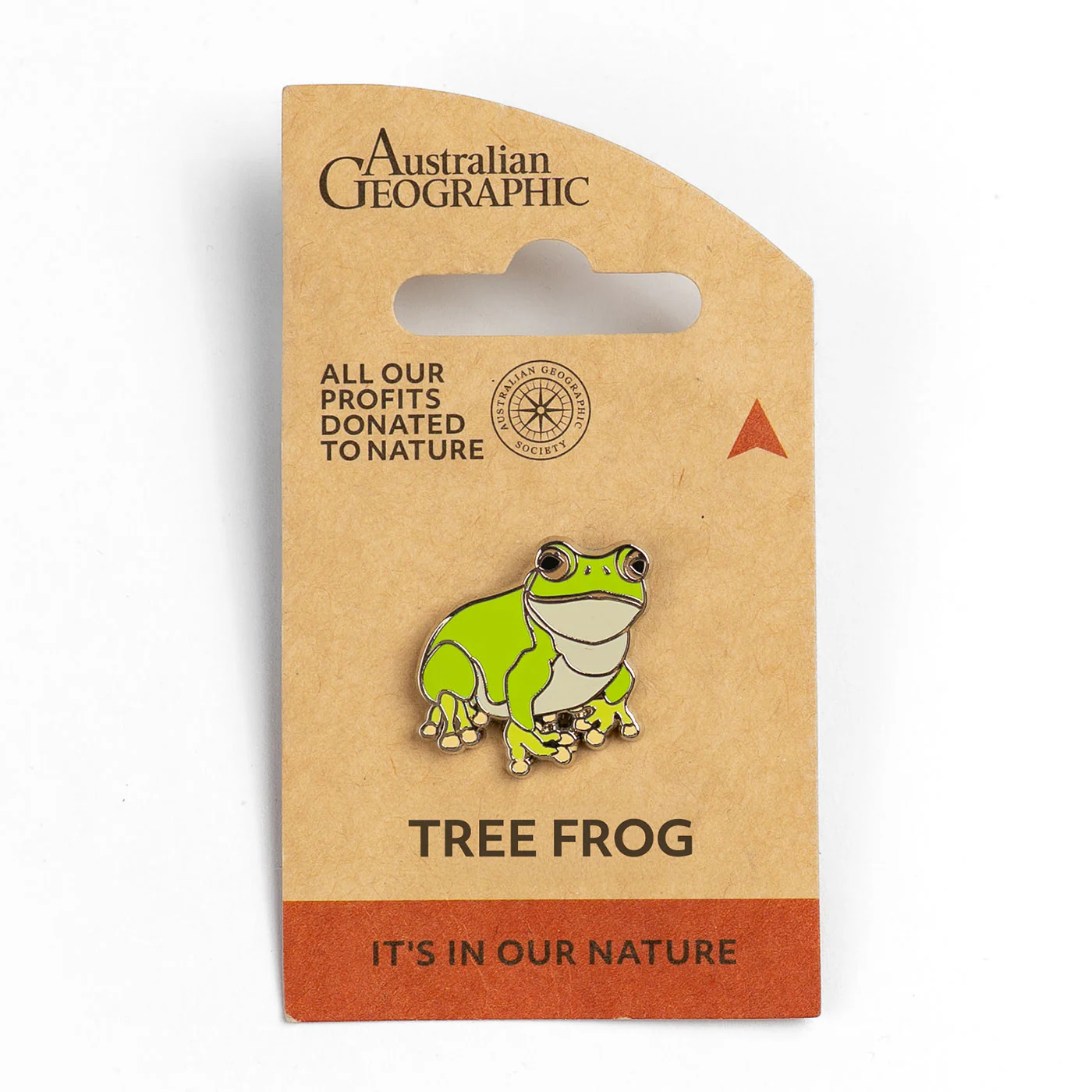Australian Geographic Tree Frog Pin