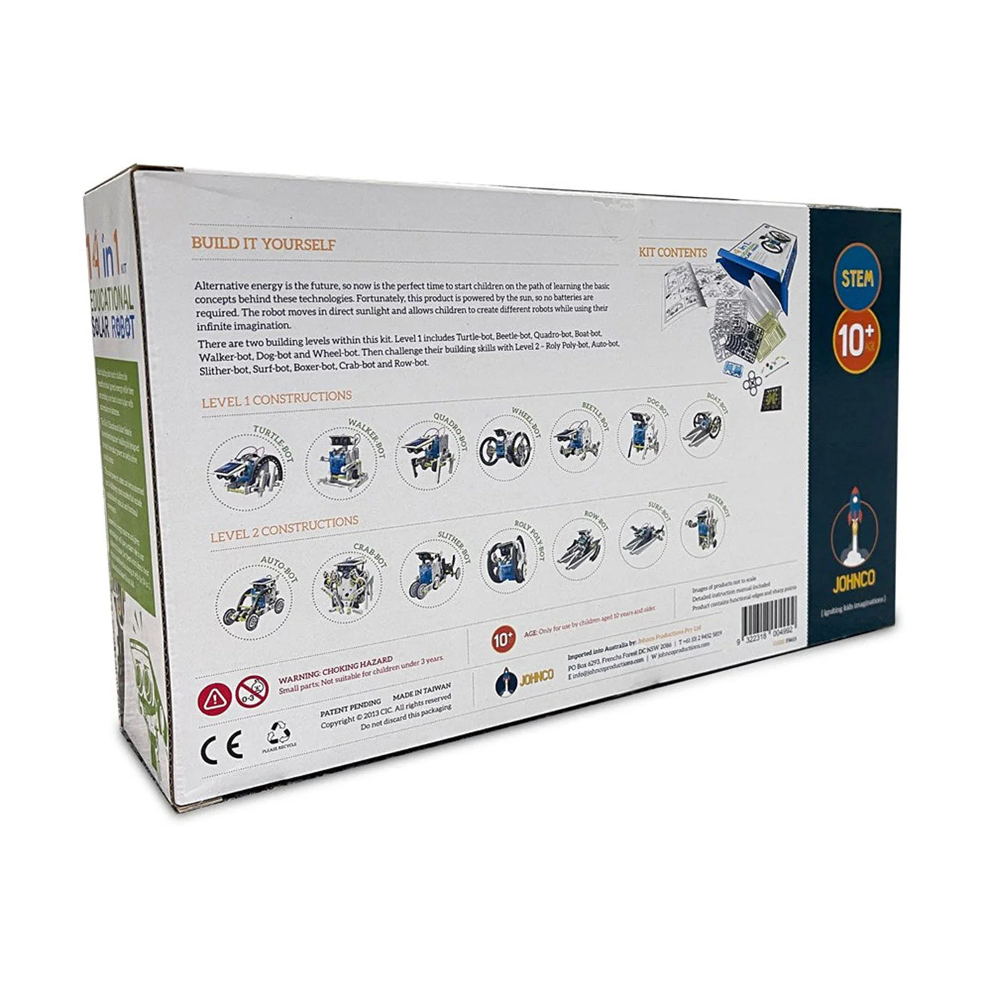 Johnco: 14 in 1 Educational Solar Robot - Image 3