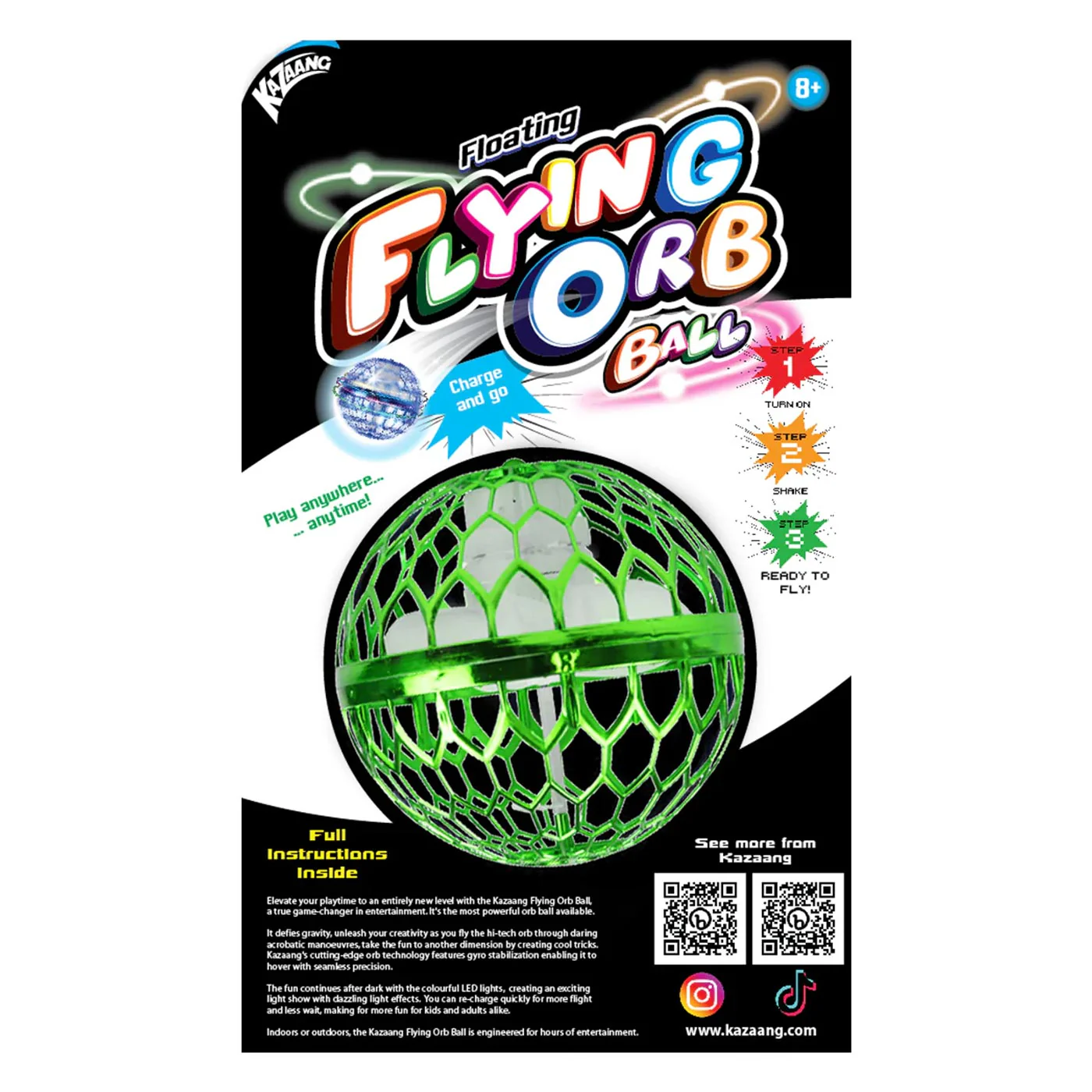 Kazaang Flying Orb Ball - Green - Image 3