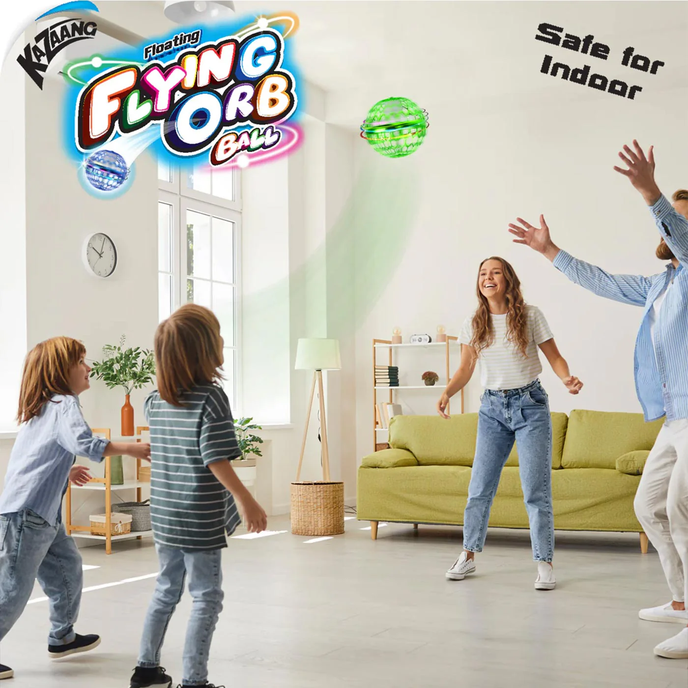 Kazaang Flying Orb Ball - Green - Image 5