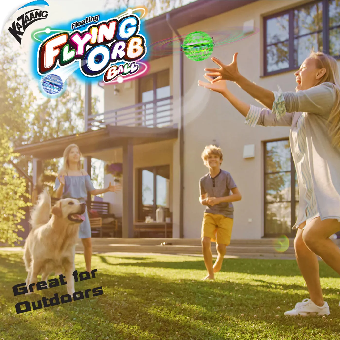 Kazaang Flying Orb Ball - Green - Image 6