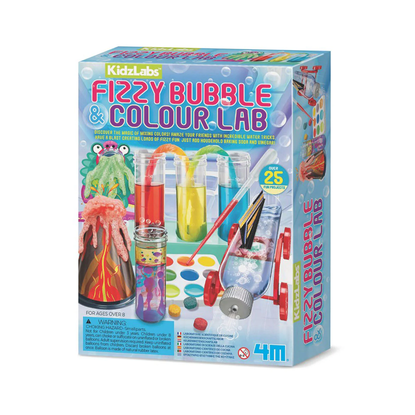 4M: KidzLabs - Fizzy Bubble and Colour Lab