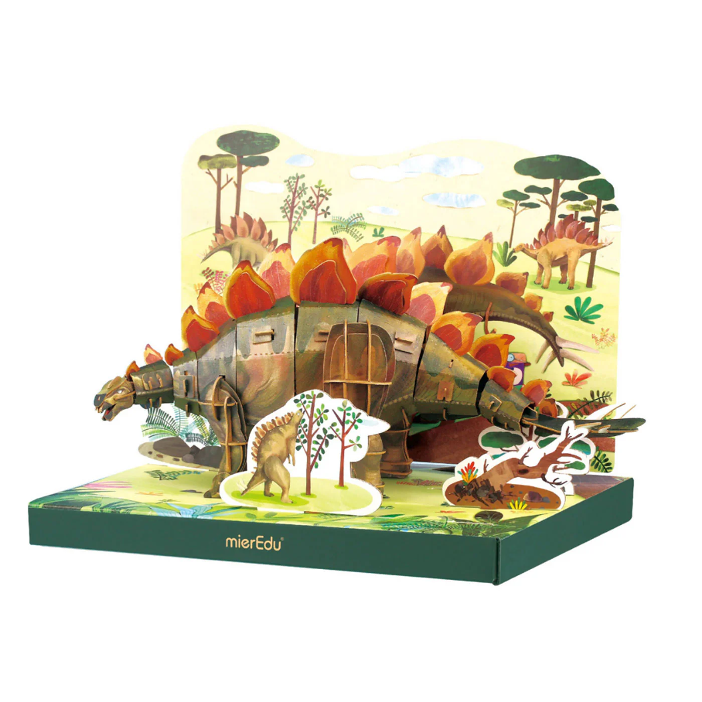 mierEdu: Adjustable 3D Puzzle - Stegosaurus Deluxe - Image 3
