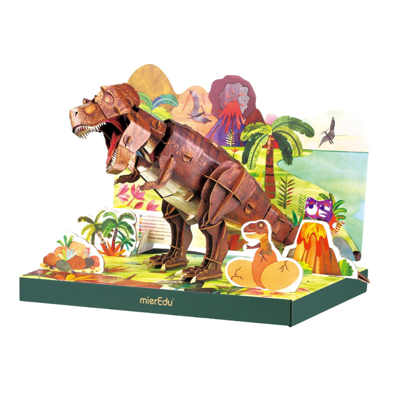 mierEdu: Adjustable 3D Puzzle - Tyrannosaurus Rex Deluxe - Image 3