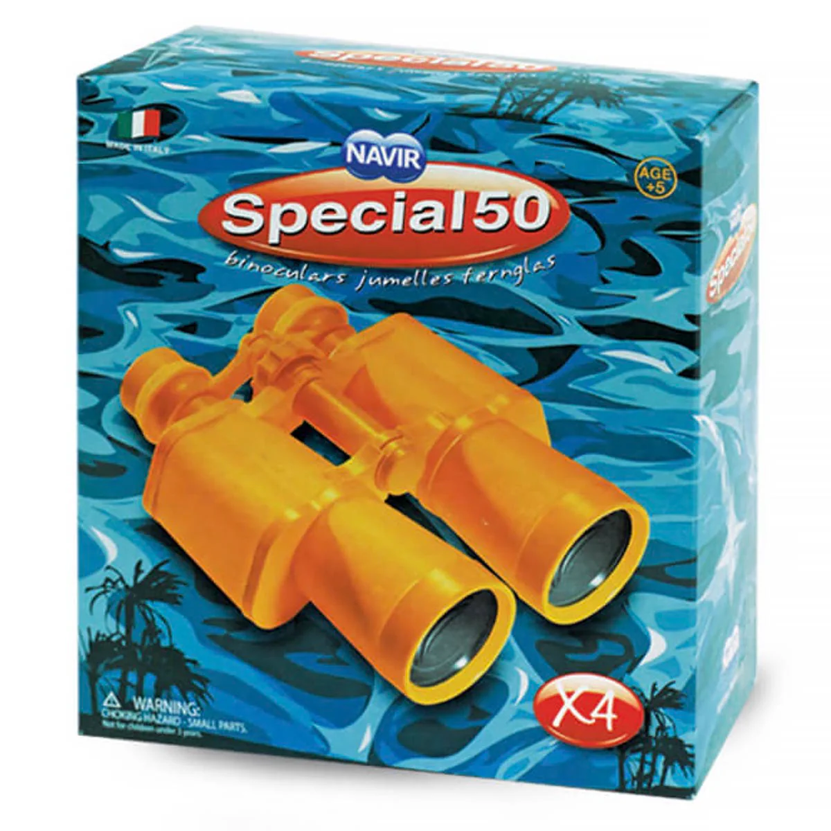 Navir: Yellow Binoculars With Case - Image 3