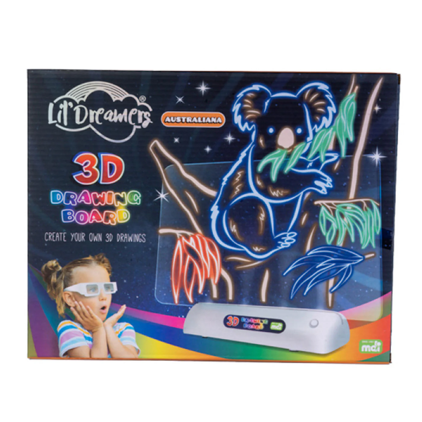 Outback Mates Australiana 3D Illuminate Drawing Board
